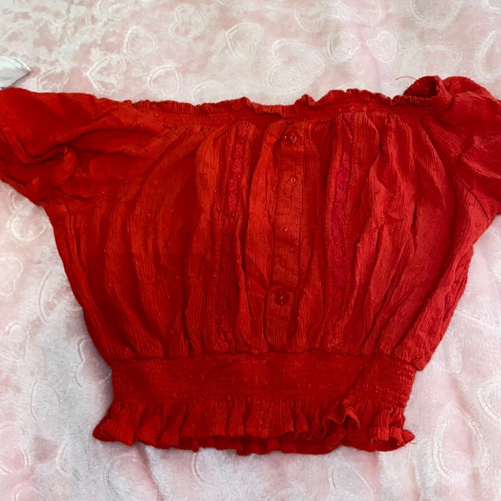 RED BLOUSE